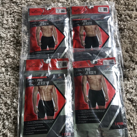 Terramar Men’s Pro Jersey Boxer Brief 4 packs - Picture 3 of 5
